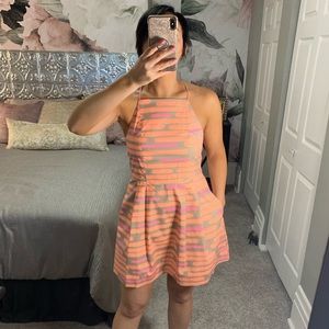 Skater dress with pockets